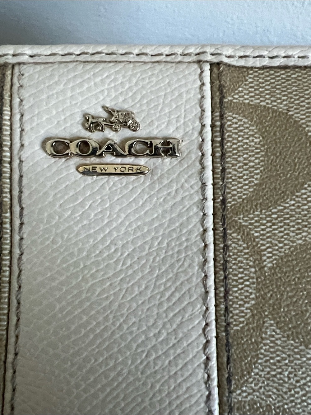 Coach Signature Zip Wallet - Picture 7 of 16